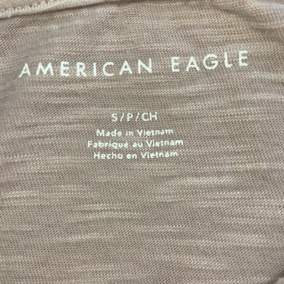 American Eagle Blush Crop Top, Size Small - Picture 3 of 4